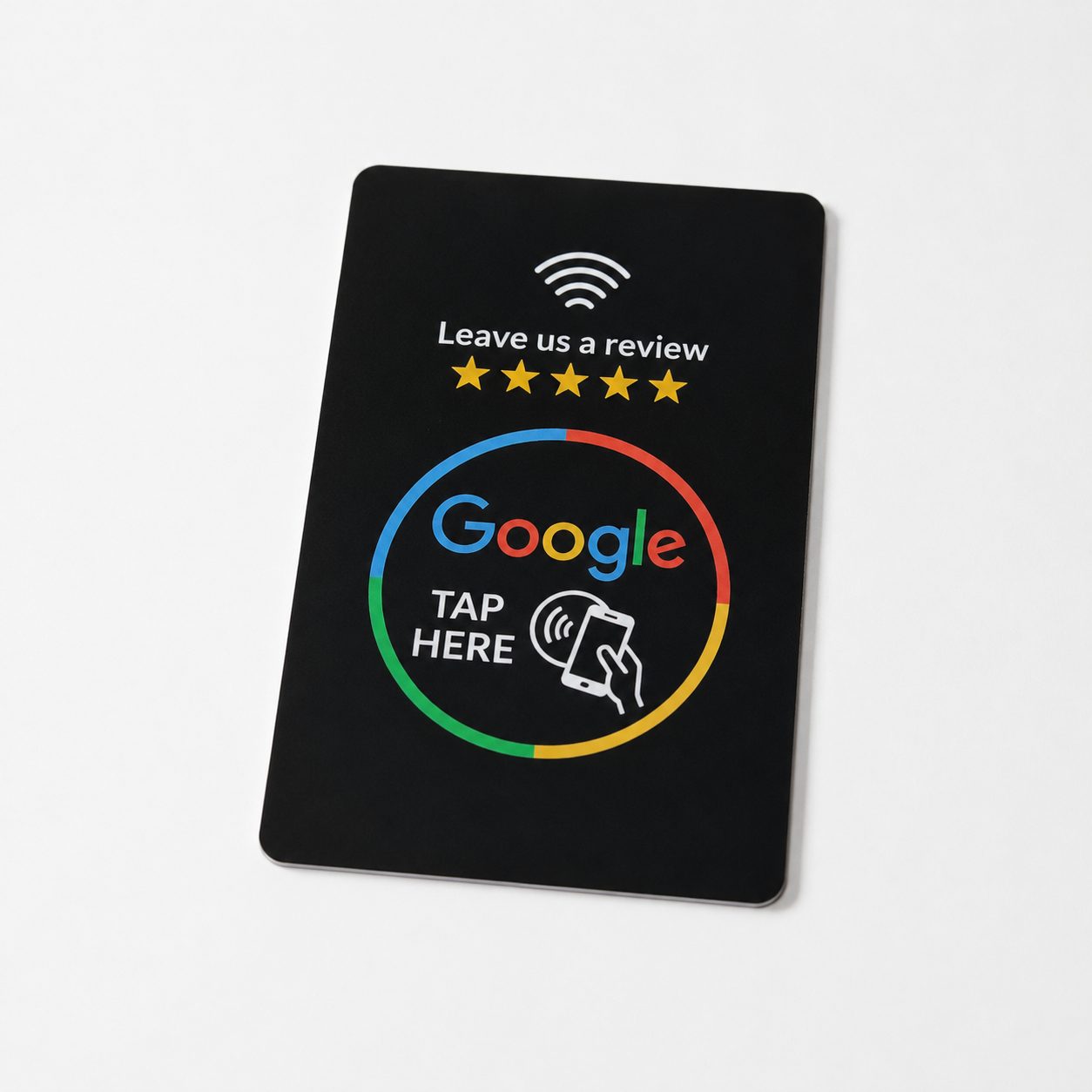 Black Edition Google review NFC card